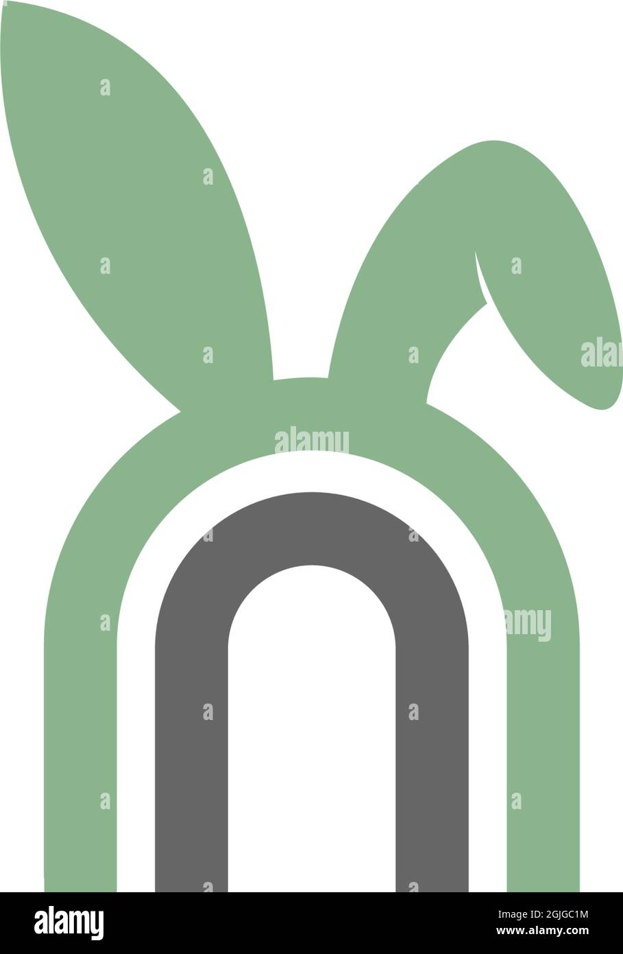 Rabbit logo icon design vector template illustration Stock Vector