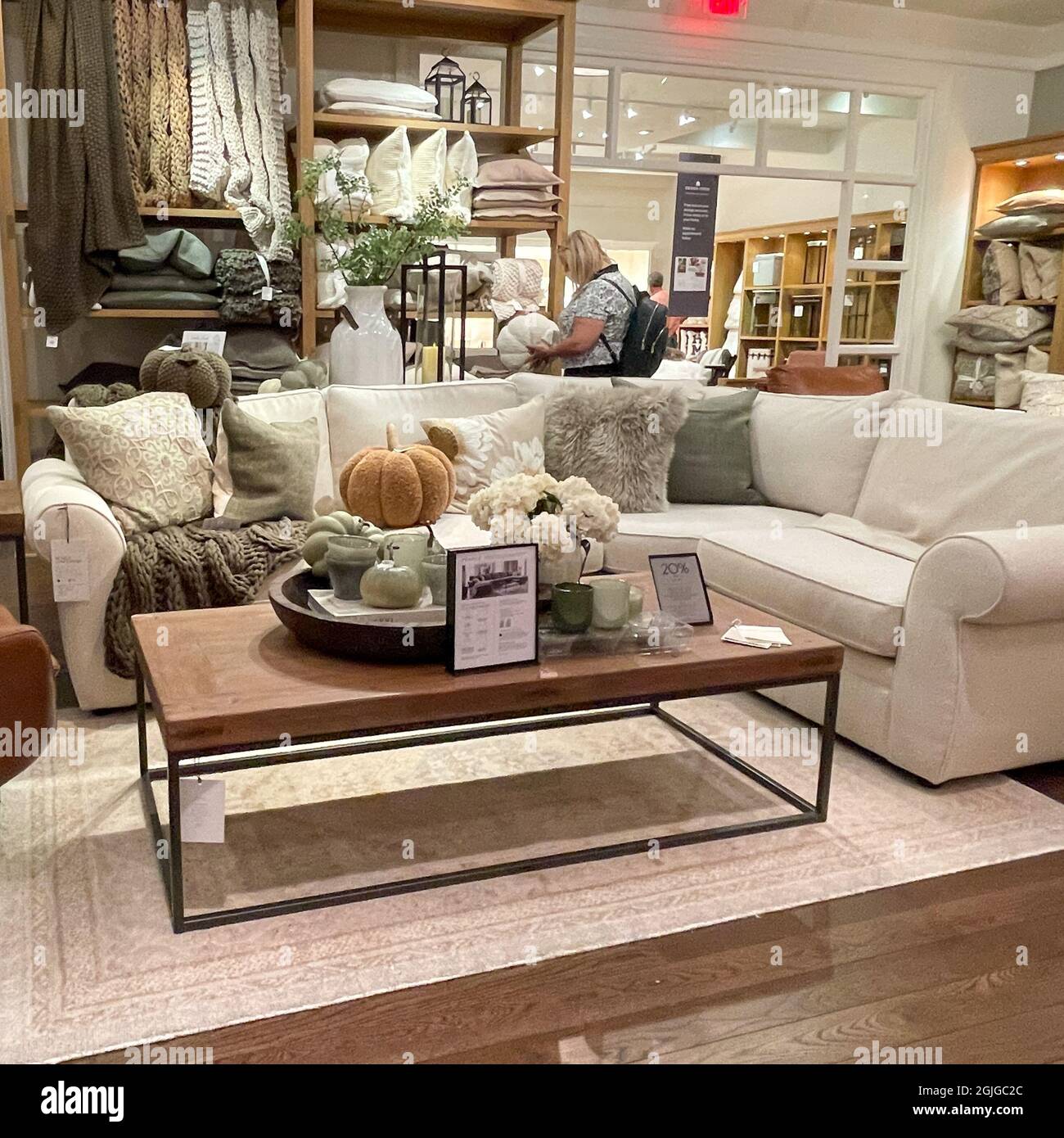 Orlando FL USA September 4 2021 A display of couches and
