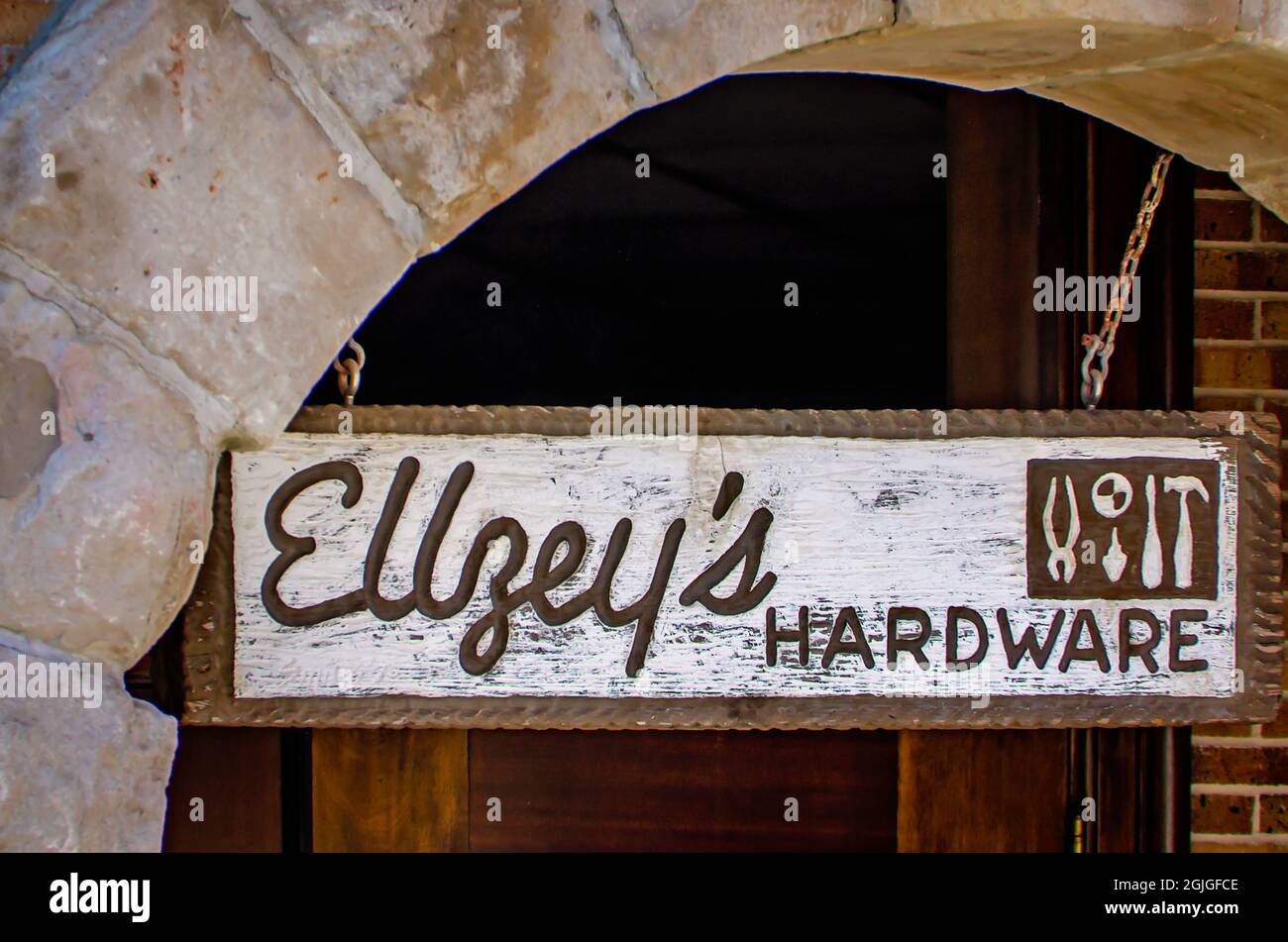 Ellzey’s Hardware, located in the Old People’s Bank Building, is