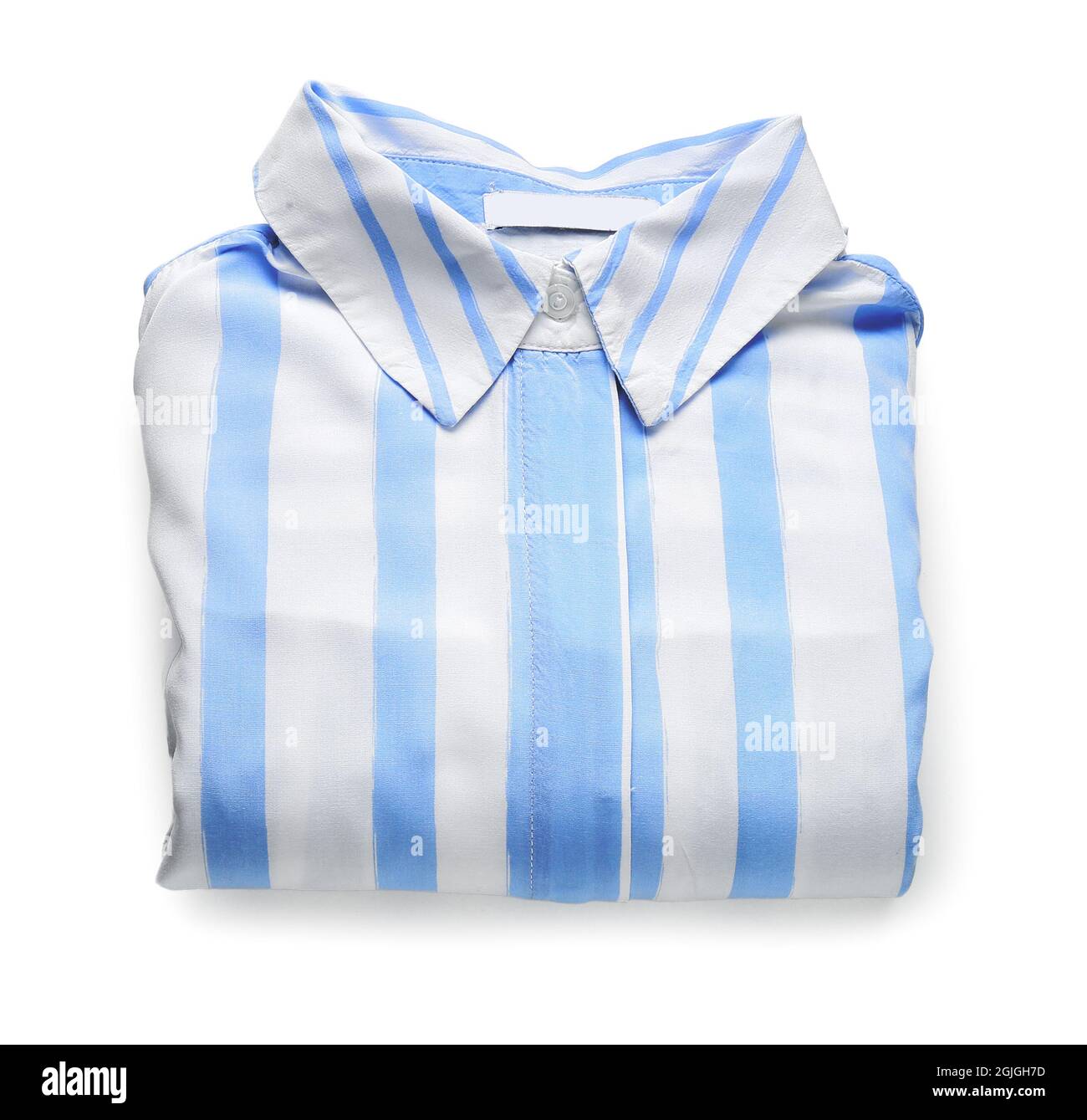 Stylish female shirt on white 