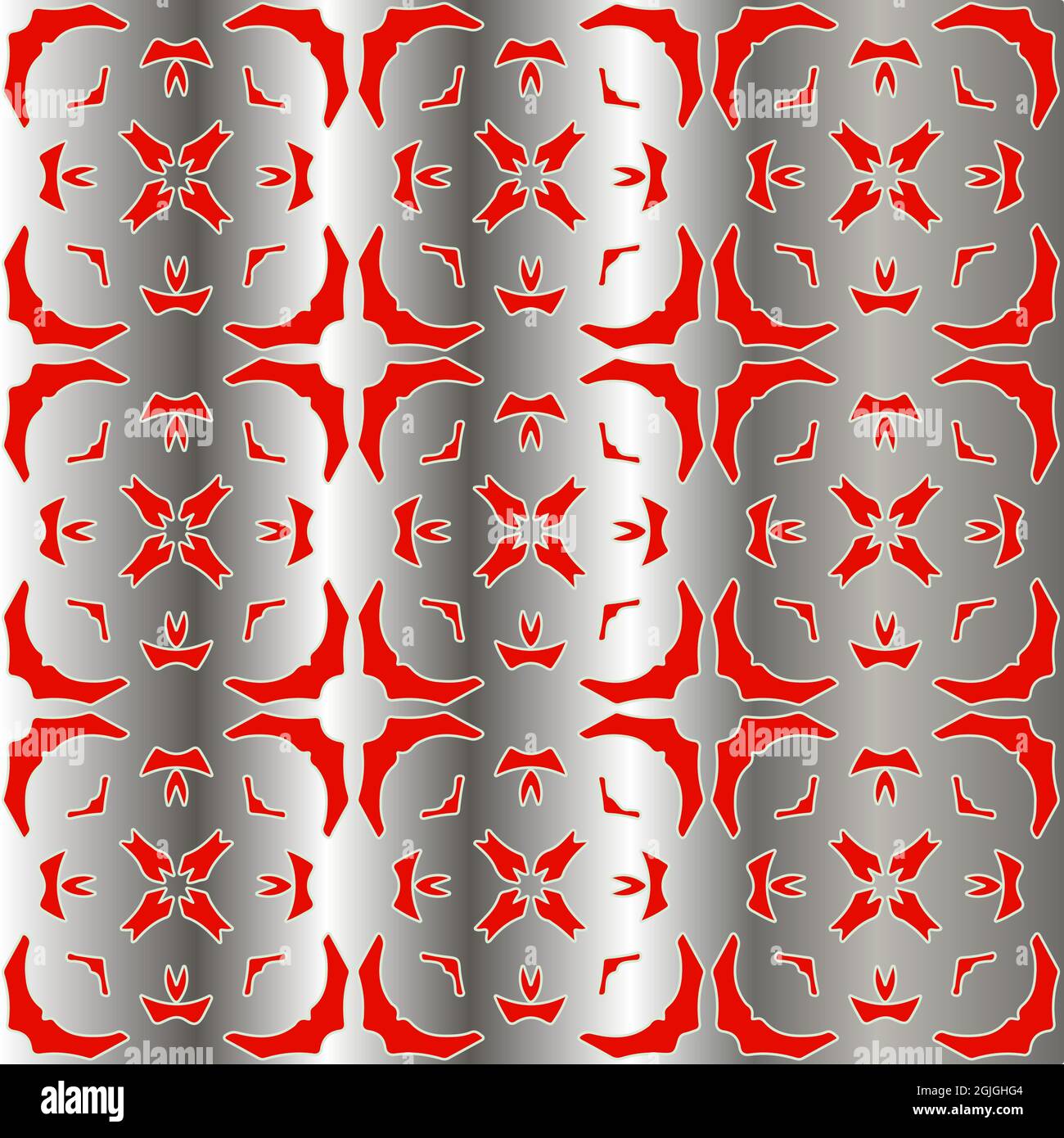 red pattern on a metal background. pattern for fabric, wallpaper, packaging. Decorative print. Stock Vector