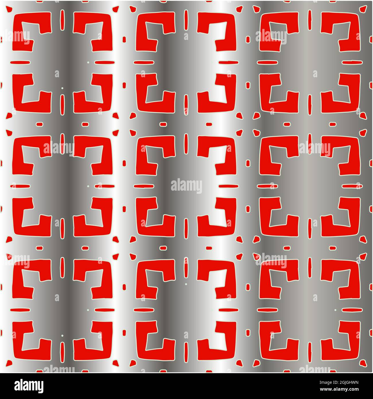 red pattern on a metal background. pattern for fabric, wallpaper, packaging. Decorative print. Stock Vector