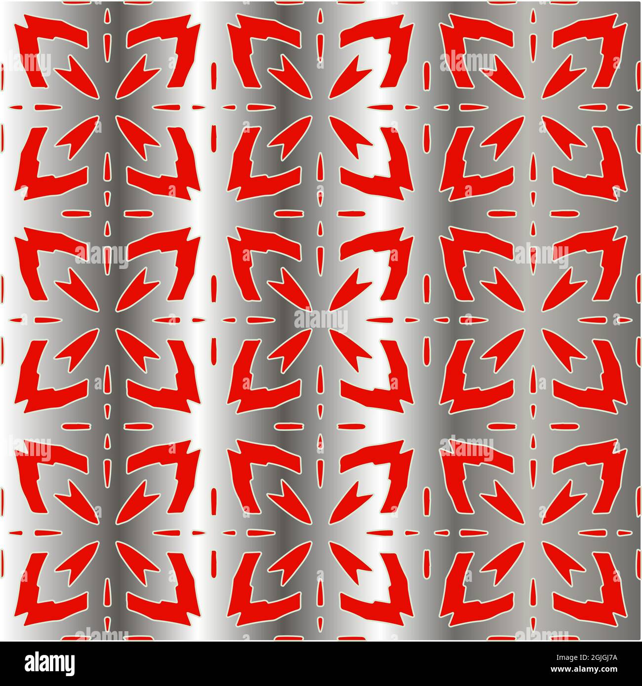 red pattern on a metal background. pattern for fabric, wallpaper, packaging. Decorative print. Stock Vector