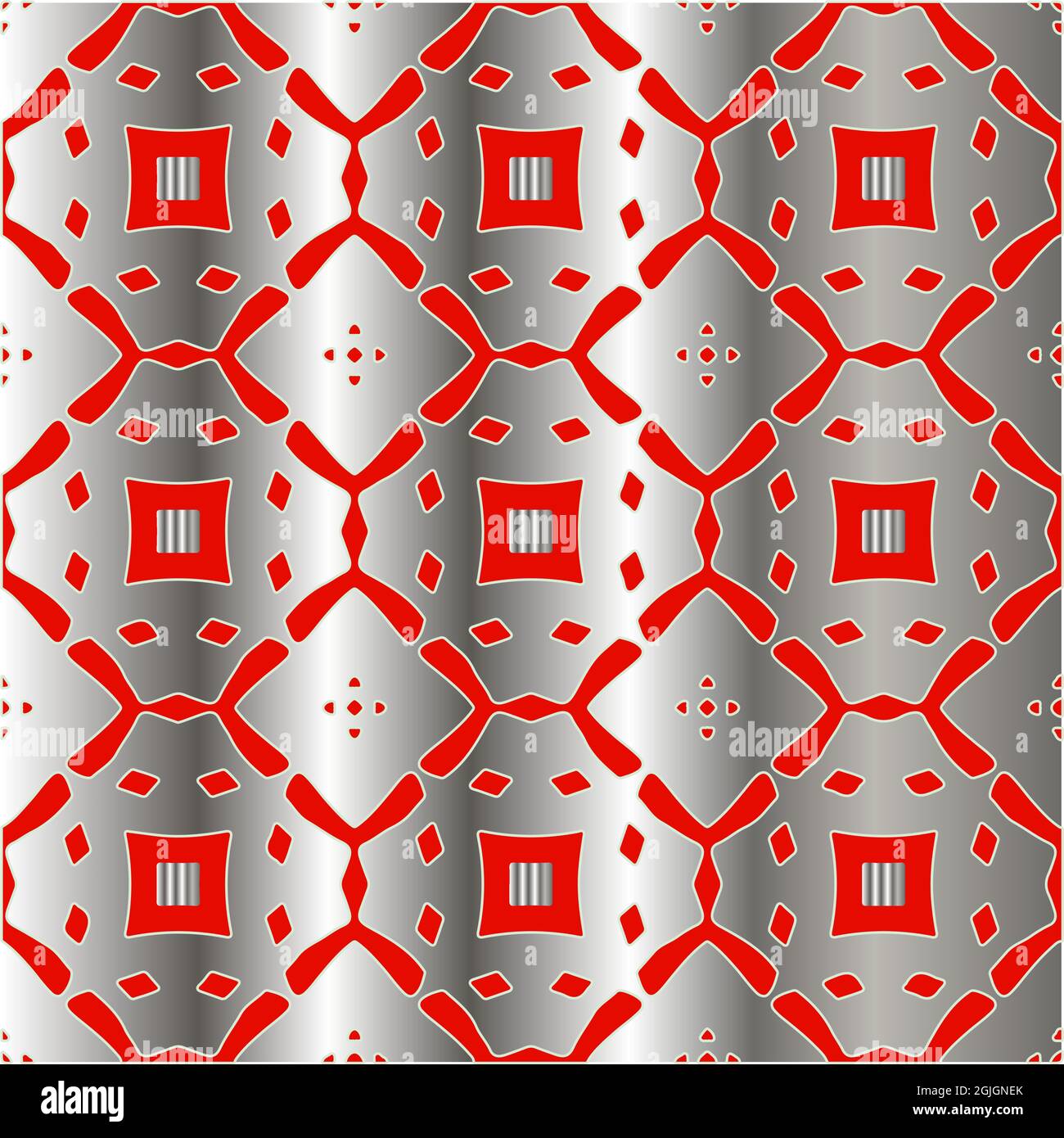 red pattern on a metal background. pattern for fabric, wallpaper ...