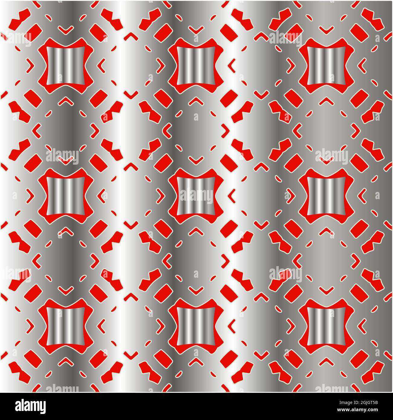 red pattern on a metal background. pattern for fabric, wallpaper ...