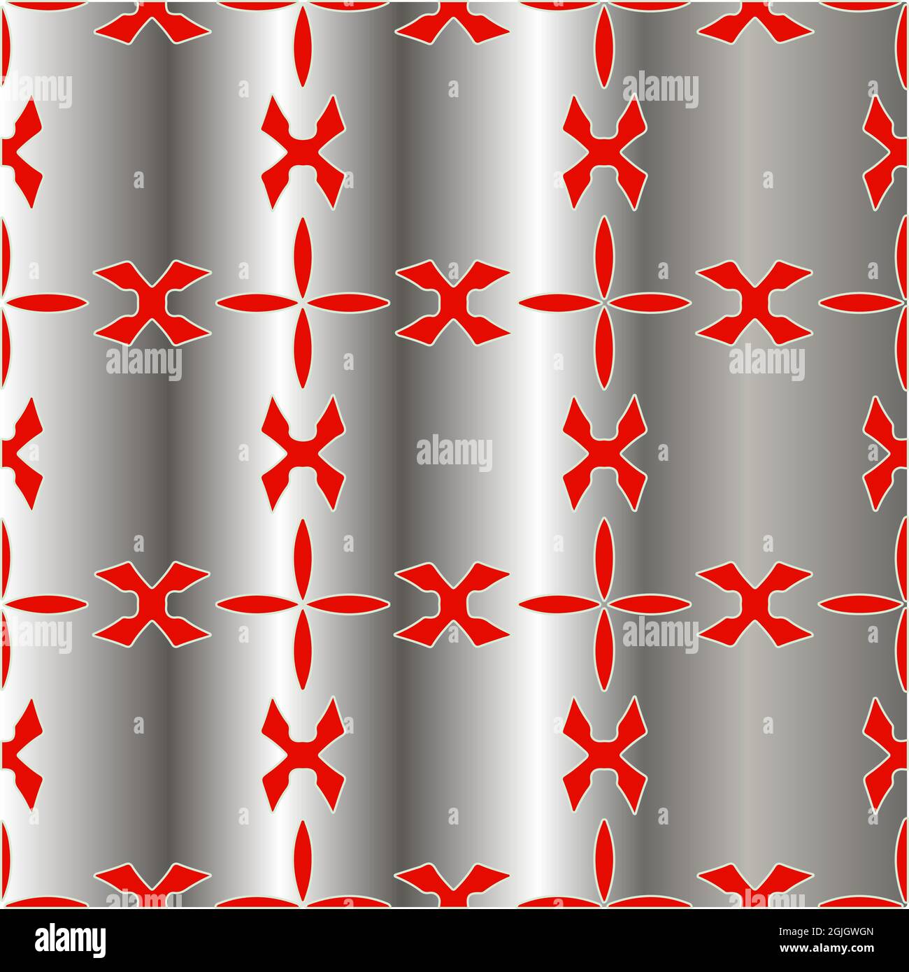 red pattern on a metal background. pattern for fabric, wallpaper ...