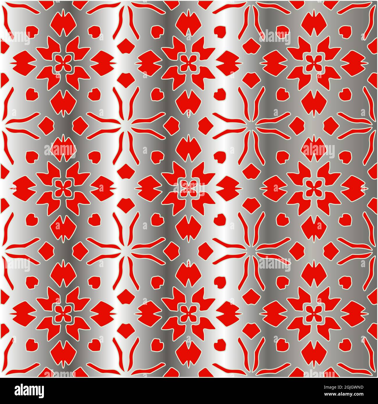red pattern on a metal background. pattern for fabric, wallpaper ...