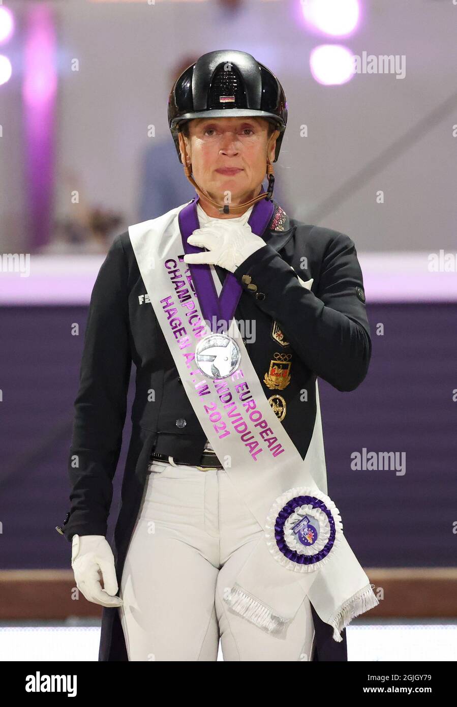 Euro Equestrian Rider Hagen A.T.W., Germany. 09th Sep, 2021. Equestrian sport: European ...