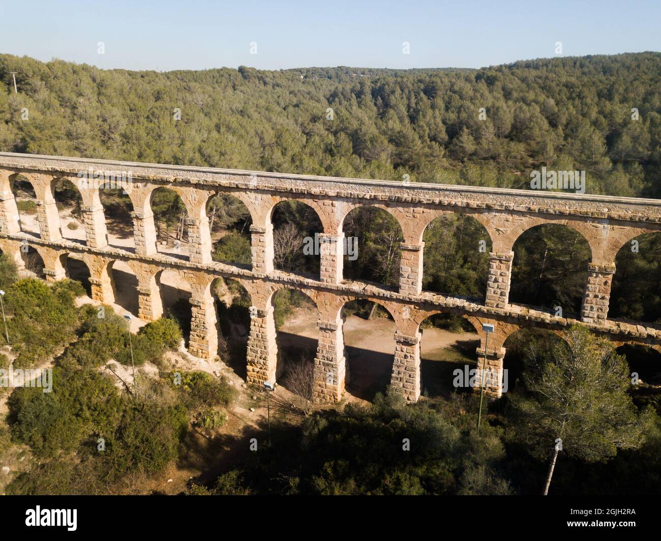 Les Ferreres Aqueduct, Tarragona, Spain Stock Photo Alamy