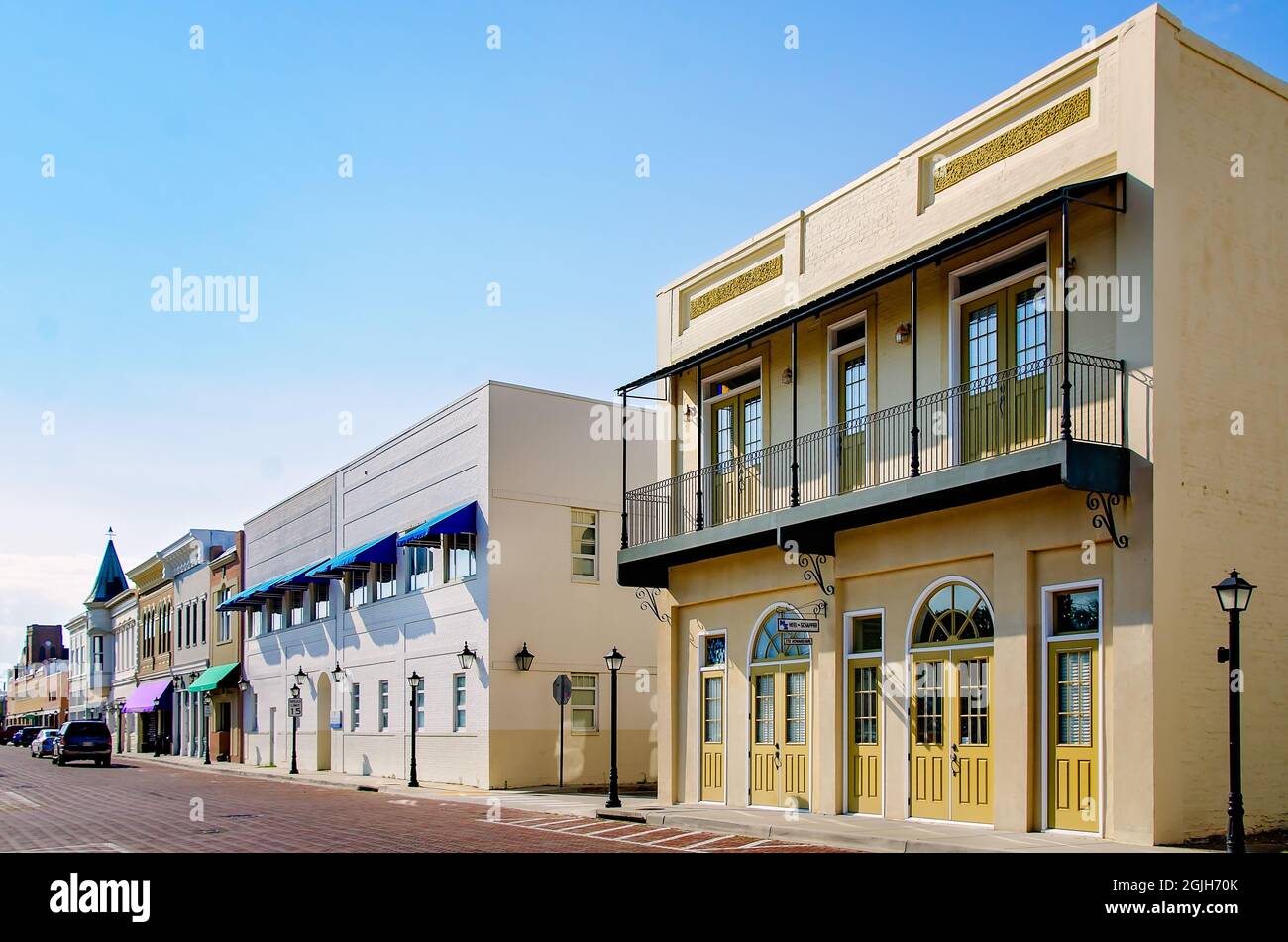 Howard Avenue is pictured in the Vieux Marché, Sept. 5, 2021, in Biloxi