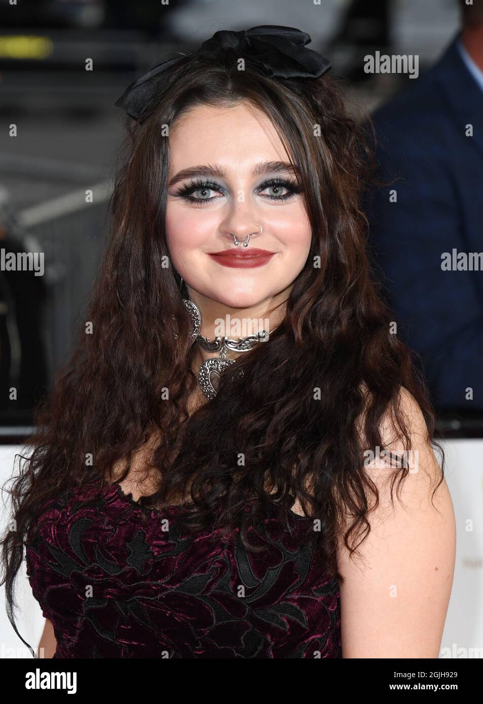 September 9, 2021, London, UK Mollie Gallagher arriving at the National