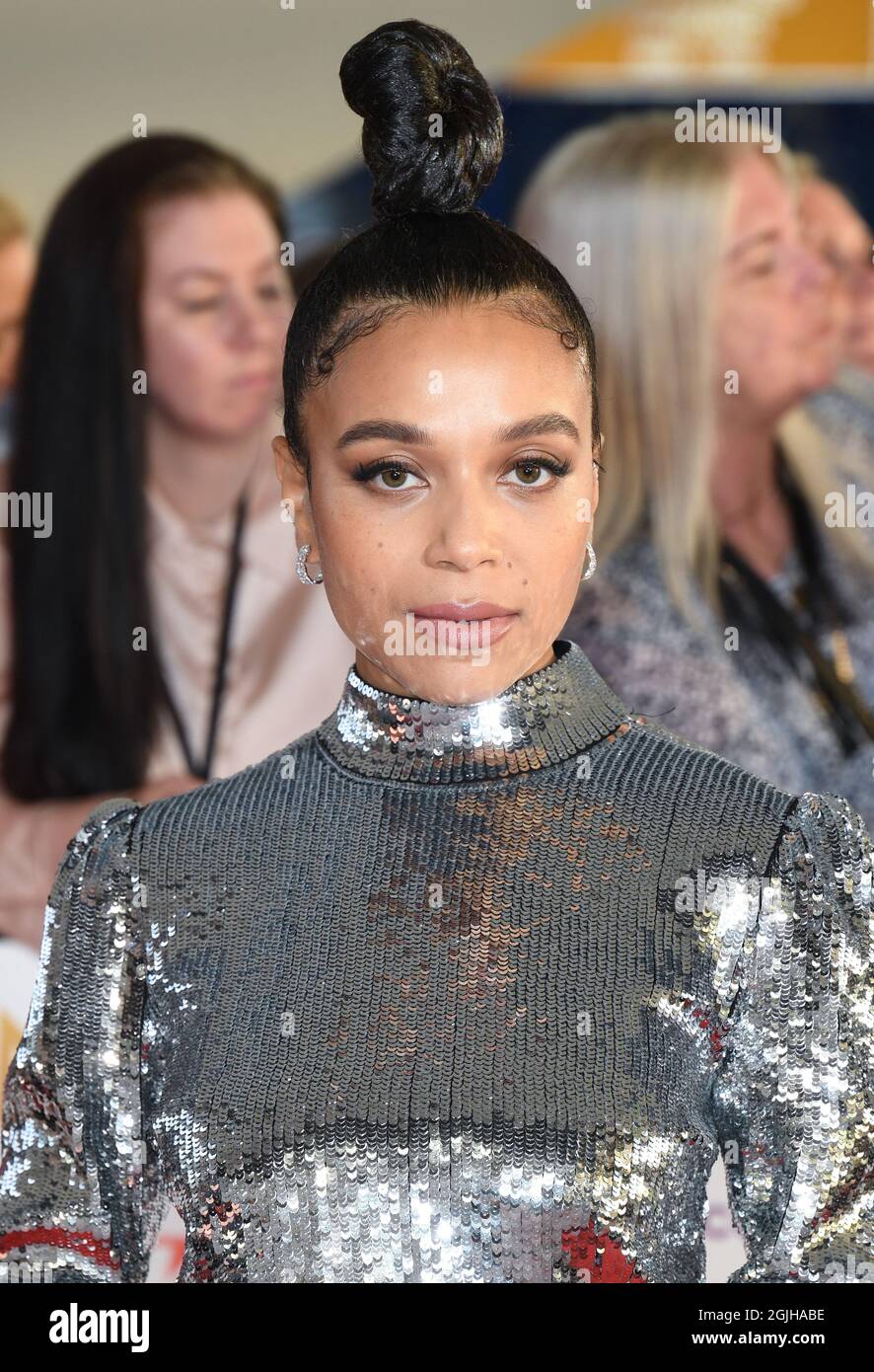 September 9, 2021, London, UK Leonie Elliott arriving at the National