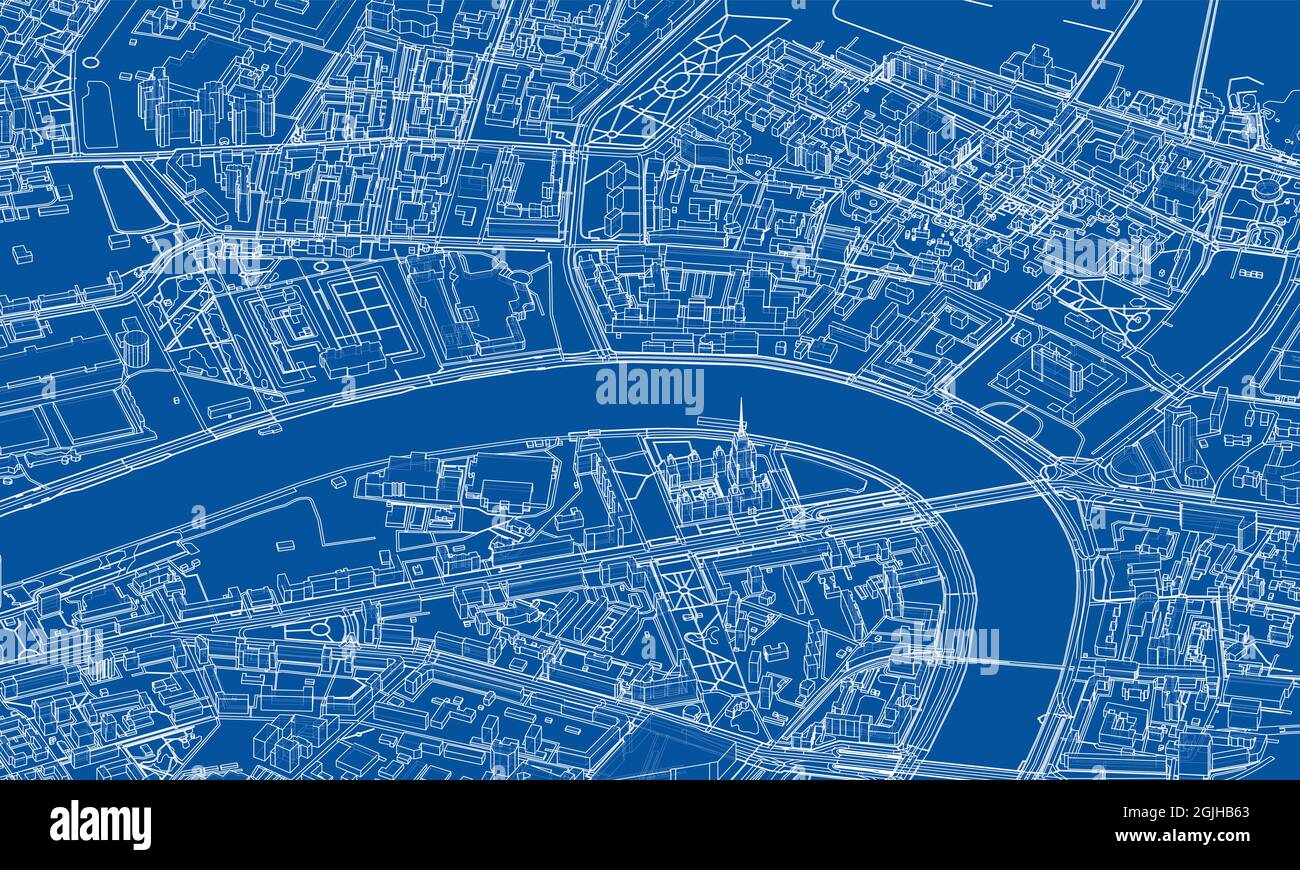 Urban modern landscape. Vector Stock Vector Image & Art - Alamy