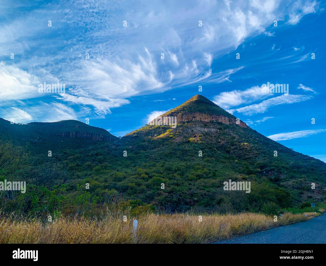 Cerro de la Pirinola in Bacadéhuachi, Sonora Mexico. hill, mountain