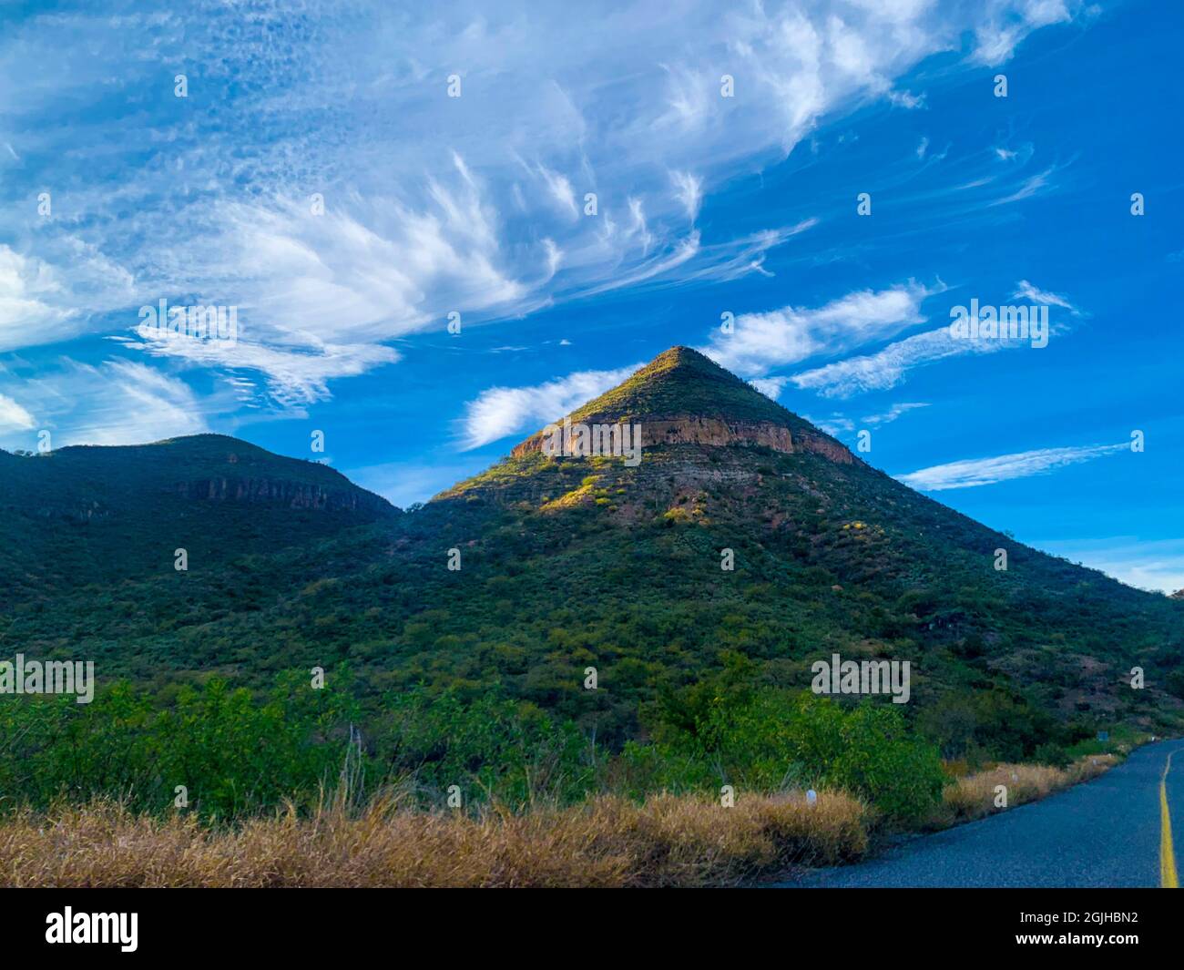 Cerro de la Pirinola in Bacadéhuachi, Sonora Mexico. hill, mountain