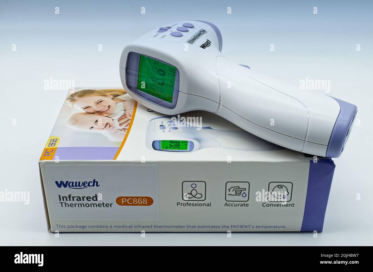 Ir digital thermometer hi-res stock photography and images - Alamy