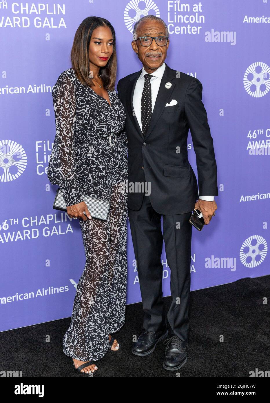 Reverend Al Sharpton and girlfriend Aisha McShaw attends 46th Chaplin ...