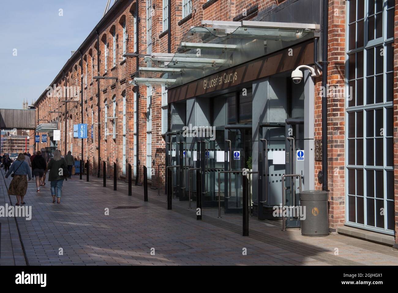 The shopping centre Gloucester Quays in the UK Stock Photo Alamy