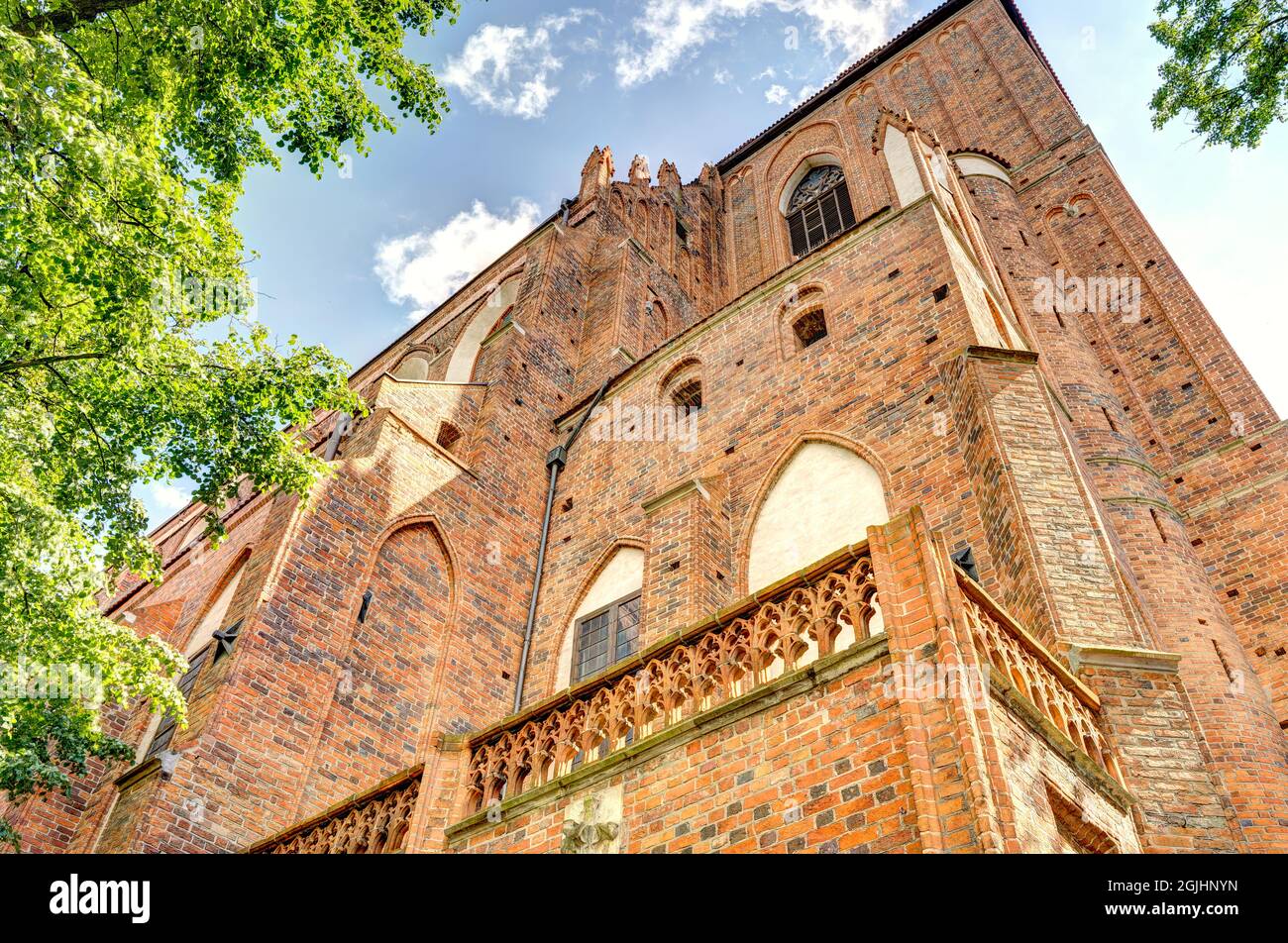 Torun Cathedral, HDR Image Stock Photo