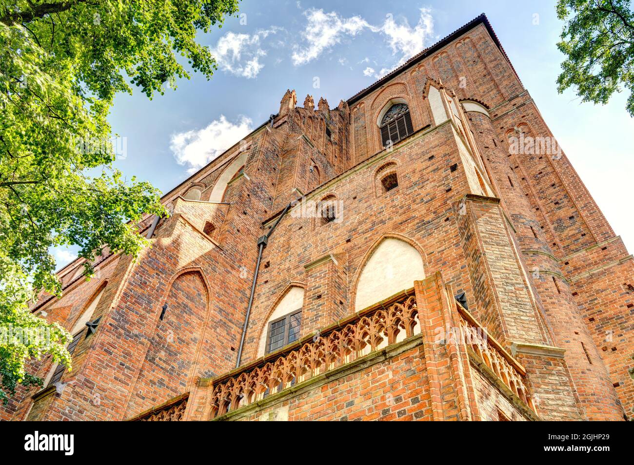 Torun Cathedral, HDR Image Stock Photo