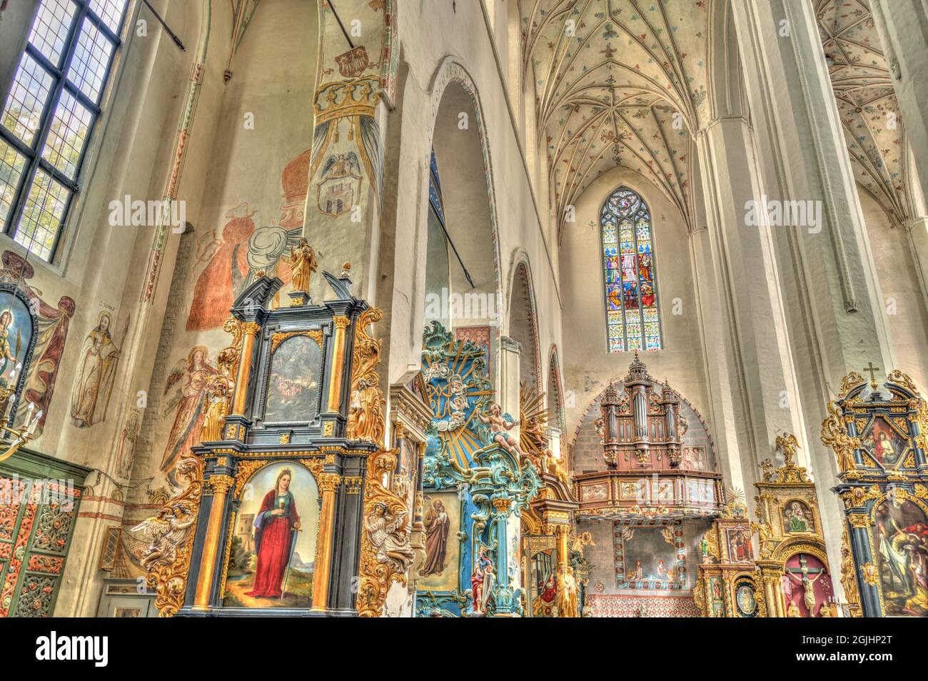 Torun Cathedral, HDR Image Stock Photo