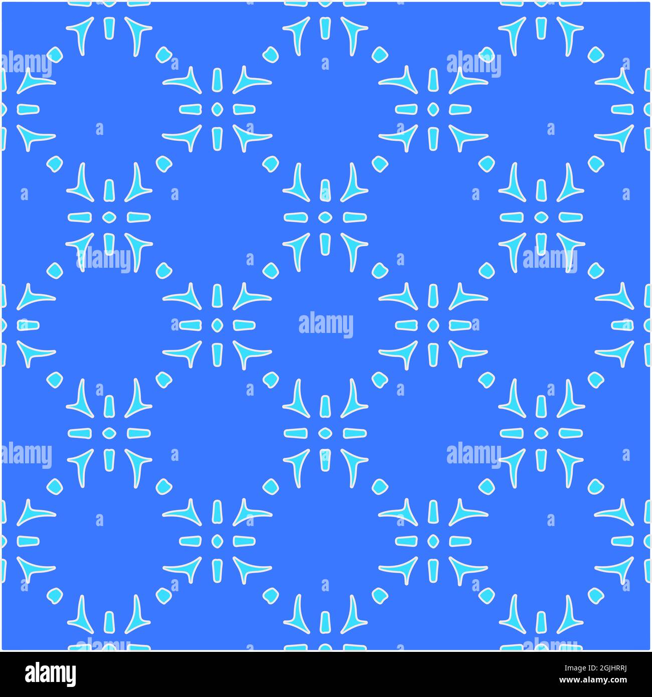Geometric vector pattern with azure and blue color. simple ornament for ...