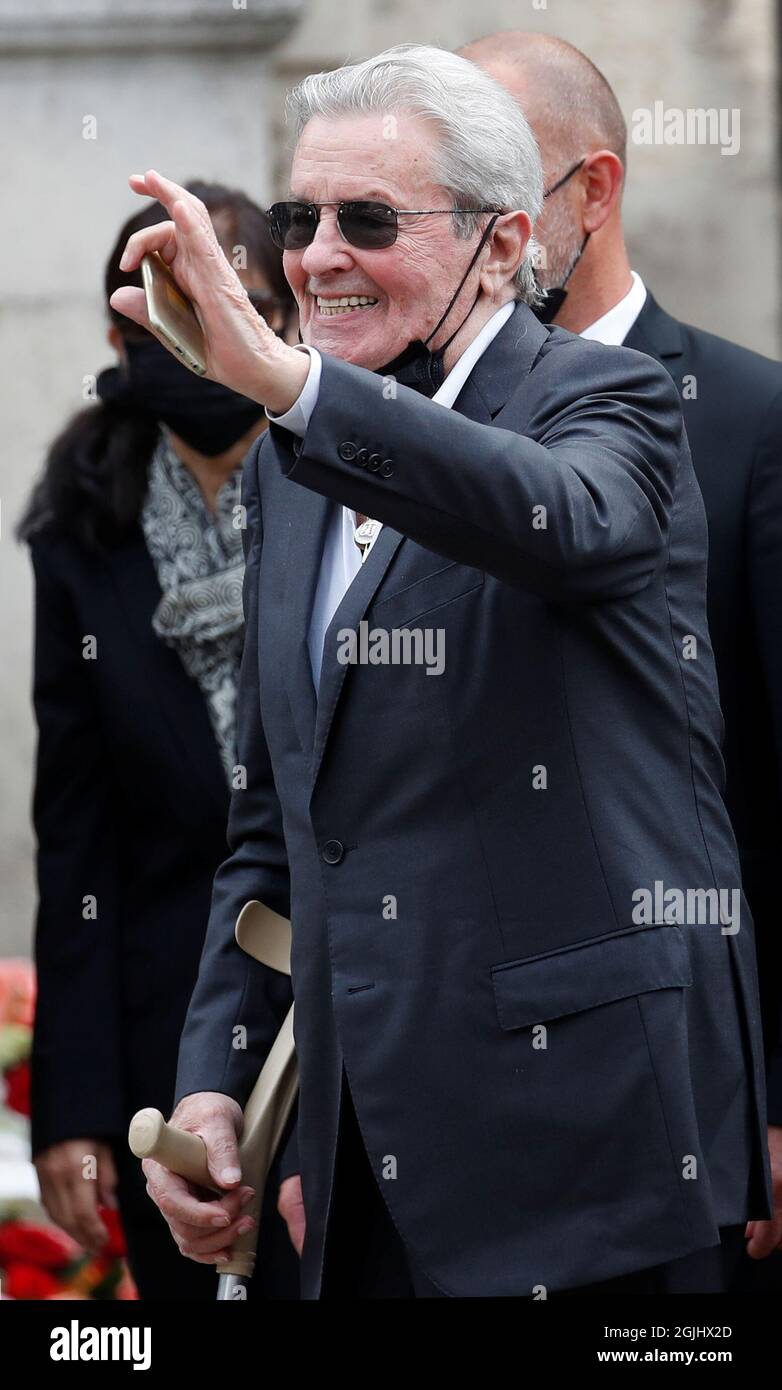 late French actor Jean-Paul Belmondo 