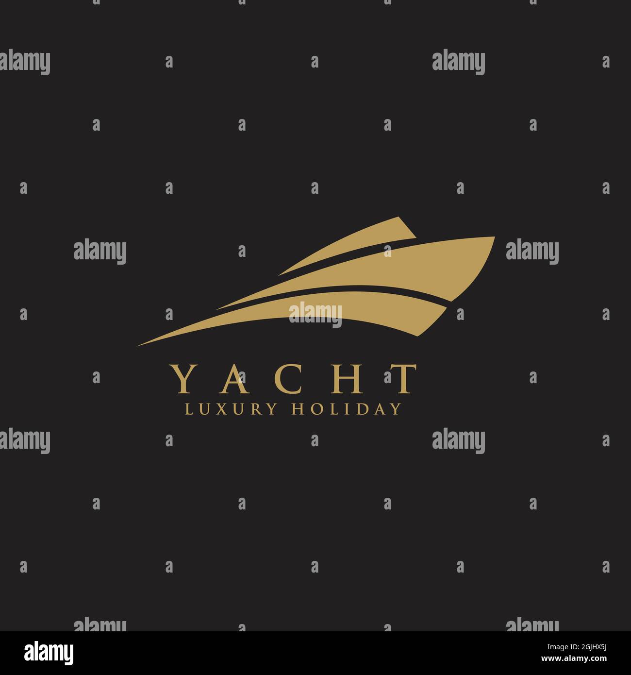 Yacht boat icon logo design illustration vector template Stock Vector ...