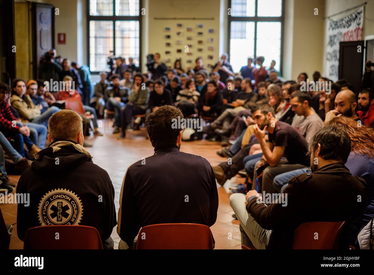 Bologna, Italy 15th April, 2018. The first national assembly of Italian