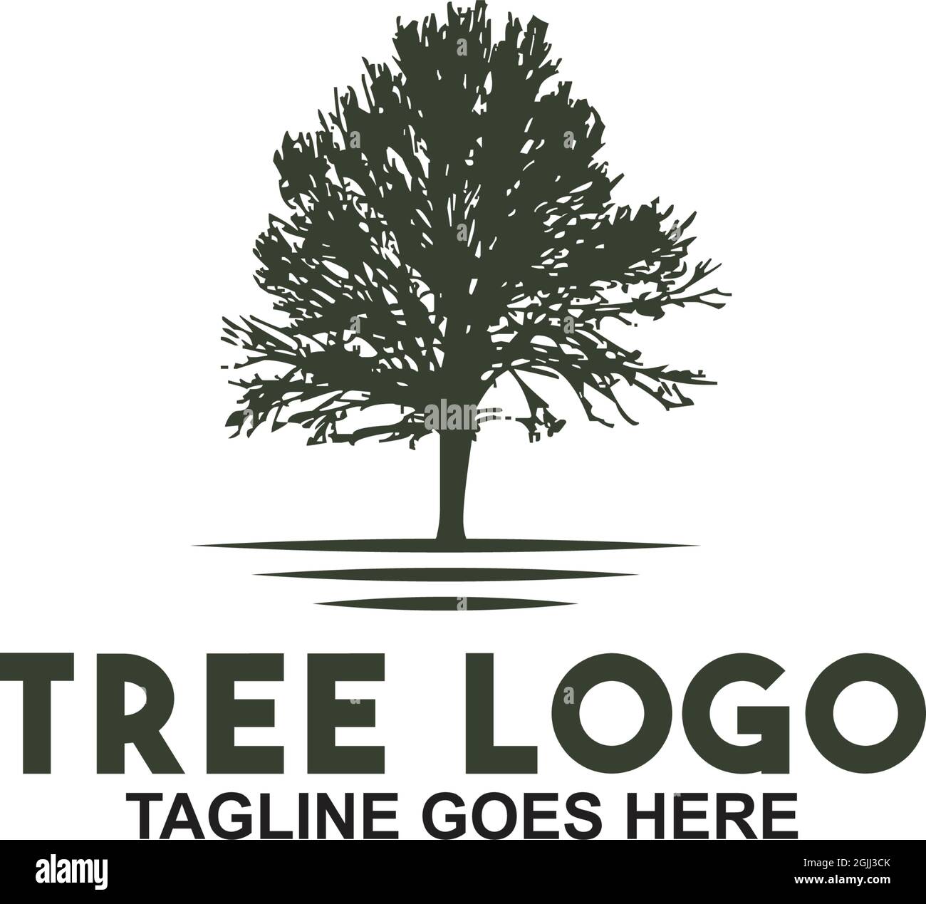 Tree logo icon design inspiration vector template Stock Vector Image ...