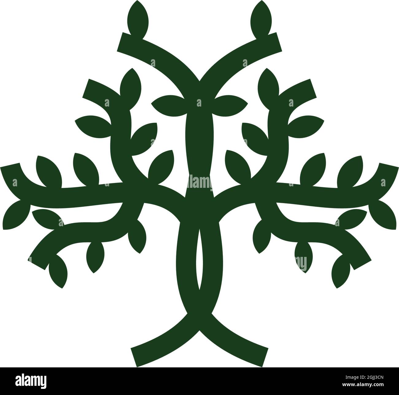 Tree logo icon design inspiration vector template Stock Vector Image ...