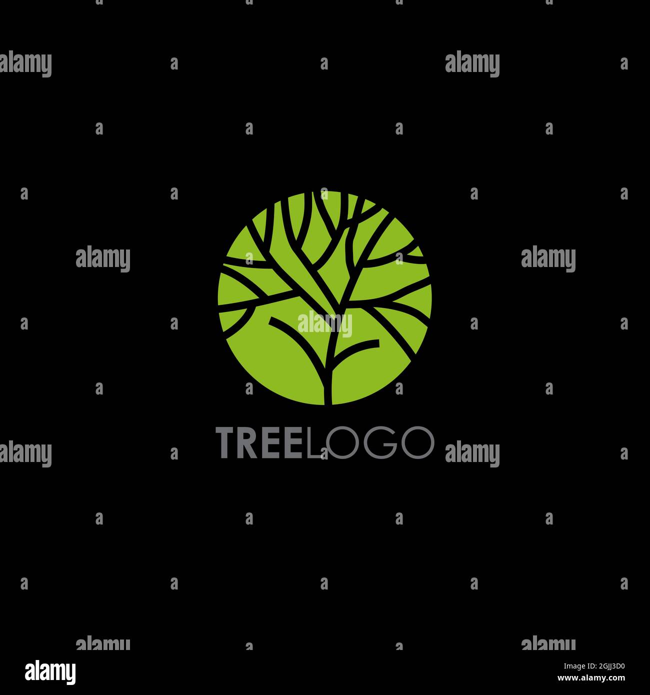 Tree logo icon design inspiration vector template Stock Vector Image ...