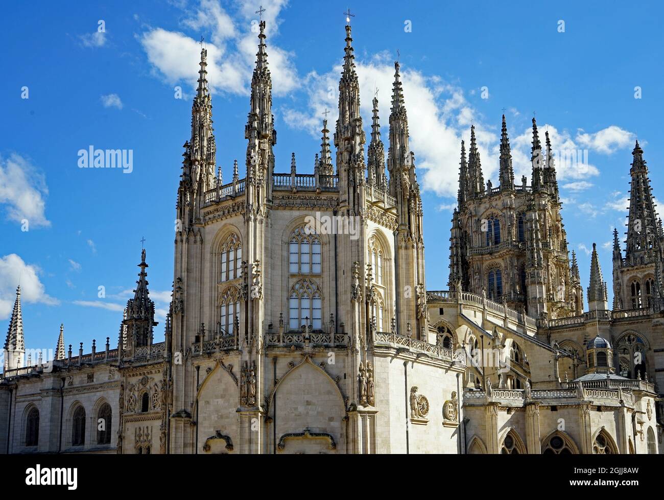 Cathedral of Burgos Stock Photo