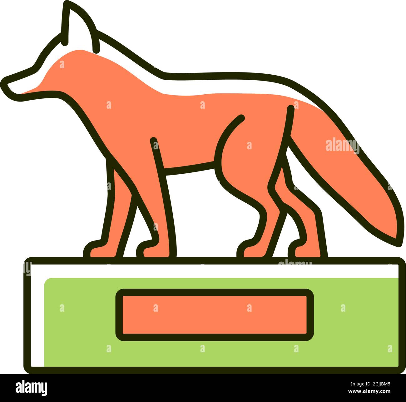 Taxidermy RGB color icon Stock Vector Image & Art - Alamy
