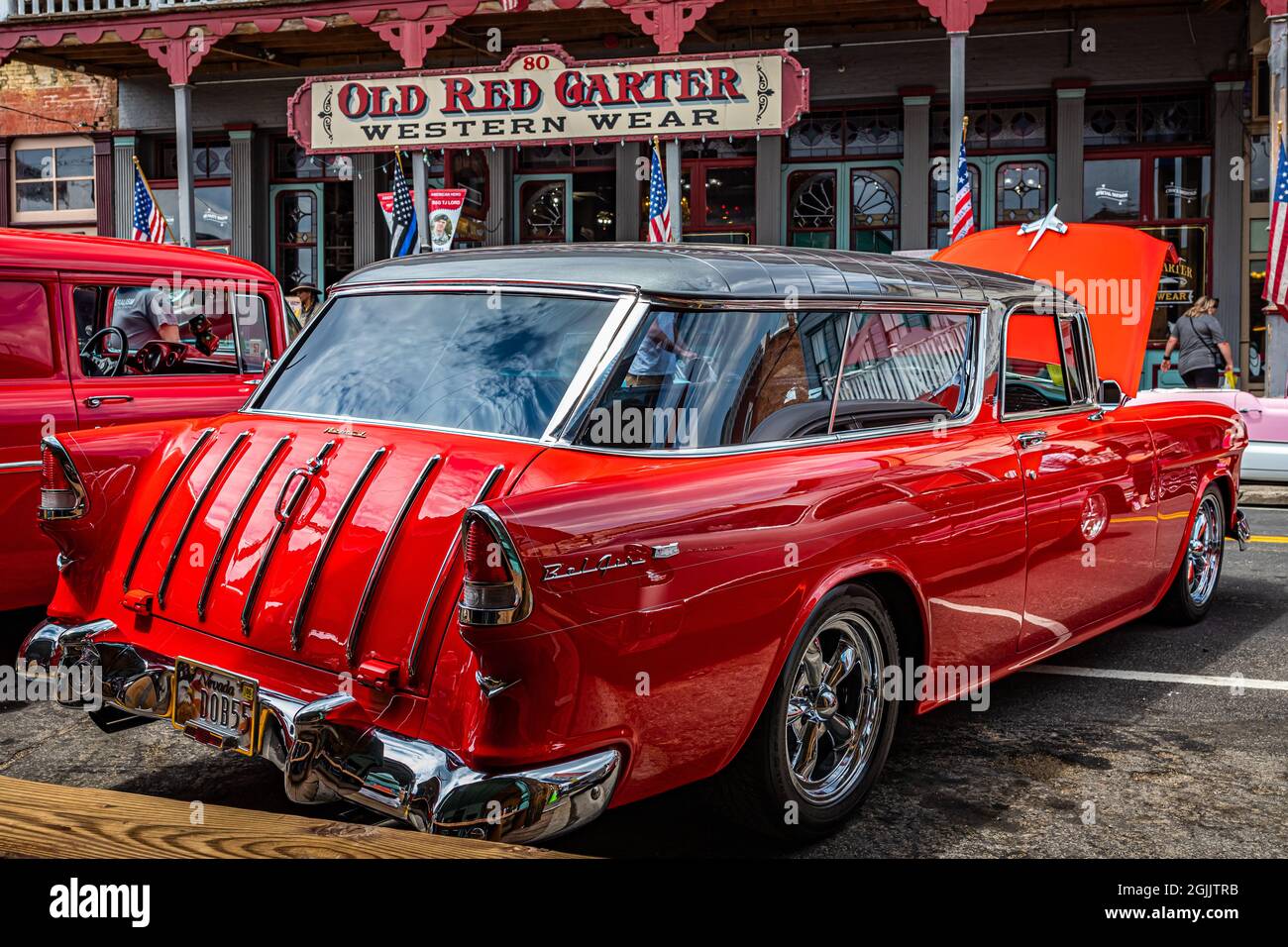 Virginia City, NV July 30, 2021 1955 Chevrolet BelAir Nomad Station