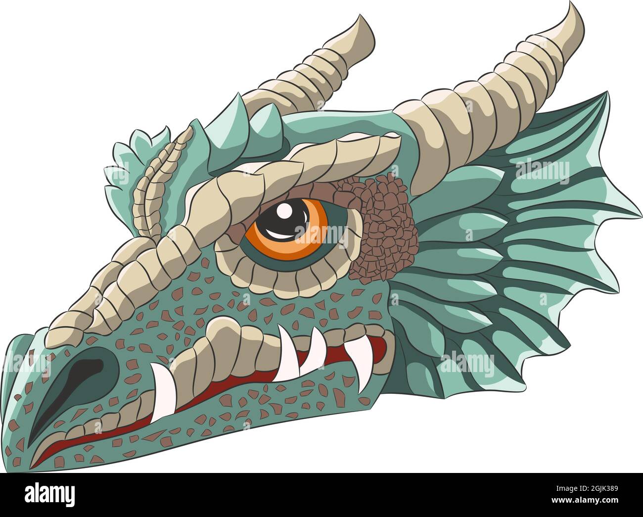 Dragon head drawing hi-res stock photography and images - Alamy