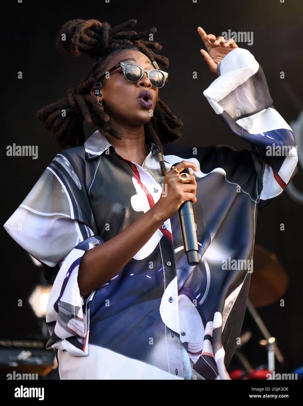 Little Simz - End of the Road festival 2021 Stock Photo