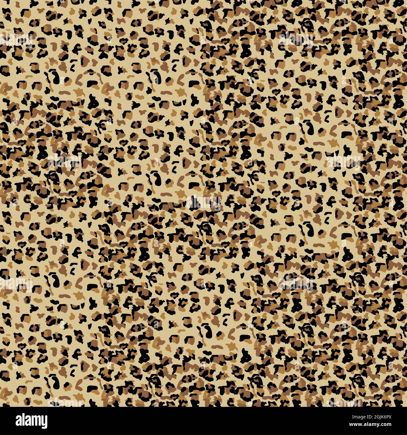 Fashionable Leopard Seamless Pattern. Stylized Spotted Leopard Skin ...