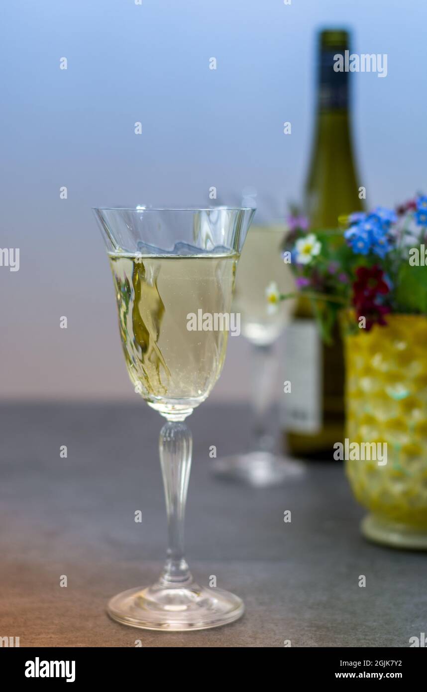 Mosel valley wine glass hi-res stock photography and images - Alamy