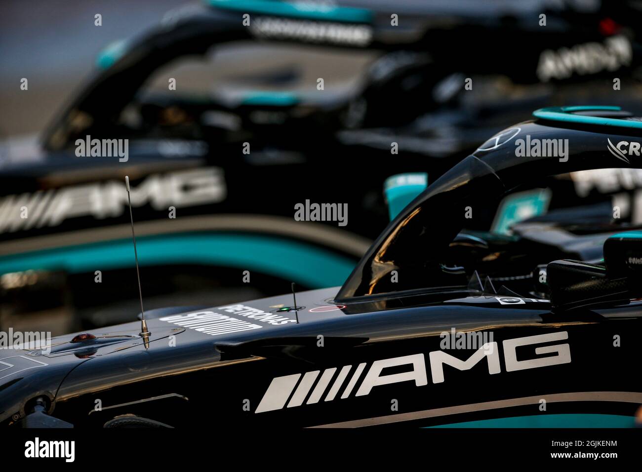Monza, Italy. 10th Sep, 2021. Mercedes-AMG F1 W12 E Performance, F1 Grand Prix of Italy at Autodromo Nazionale Monza on September 10, 2021 in Monza, Italy. (Photo by HOCH ZWEI) Credit: dpa/Alamy Live News Stock Photo