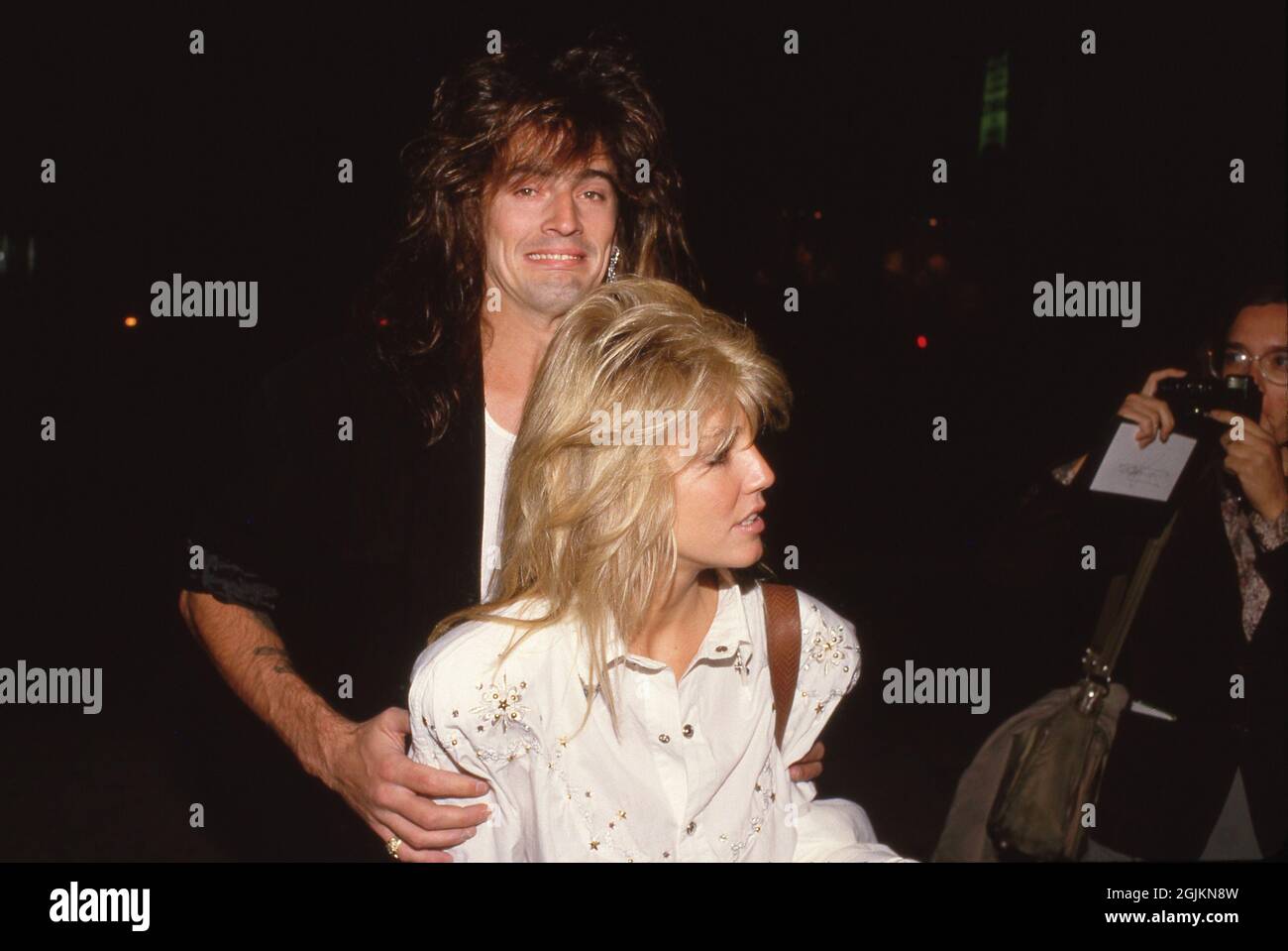 Tommy Lee and Heather Locklear Circa 1980's Credit: Ralph Dominguez