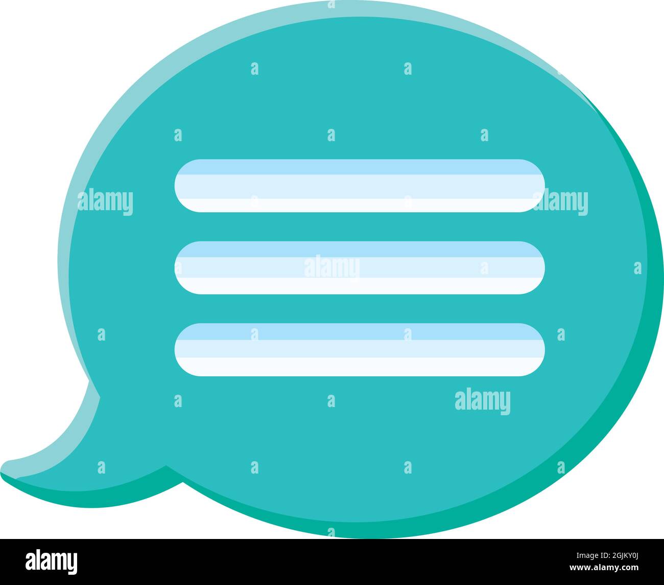 speech bubble icon on white background Stock Vector Image Art Alamy