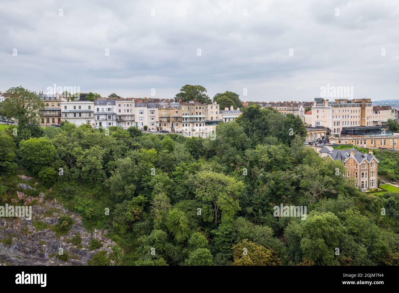 picturesque view of Clifton, Bristol, UK Stock Photo