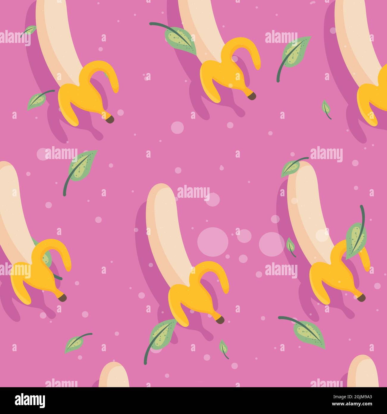 bananas tropical fruits pattern background Stock Vector Image & Art - Alamy