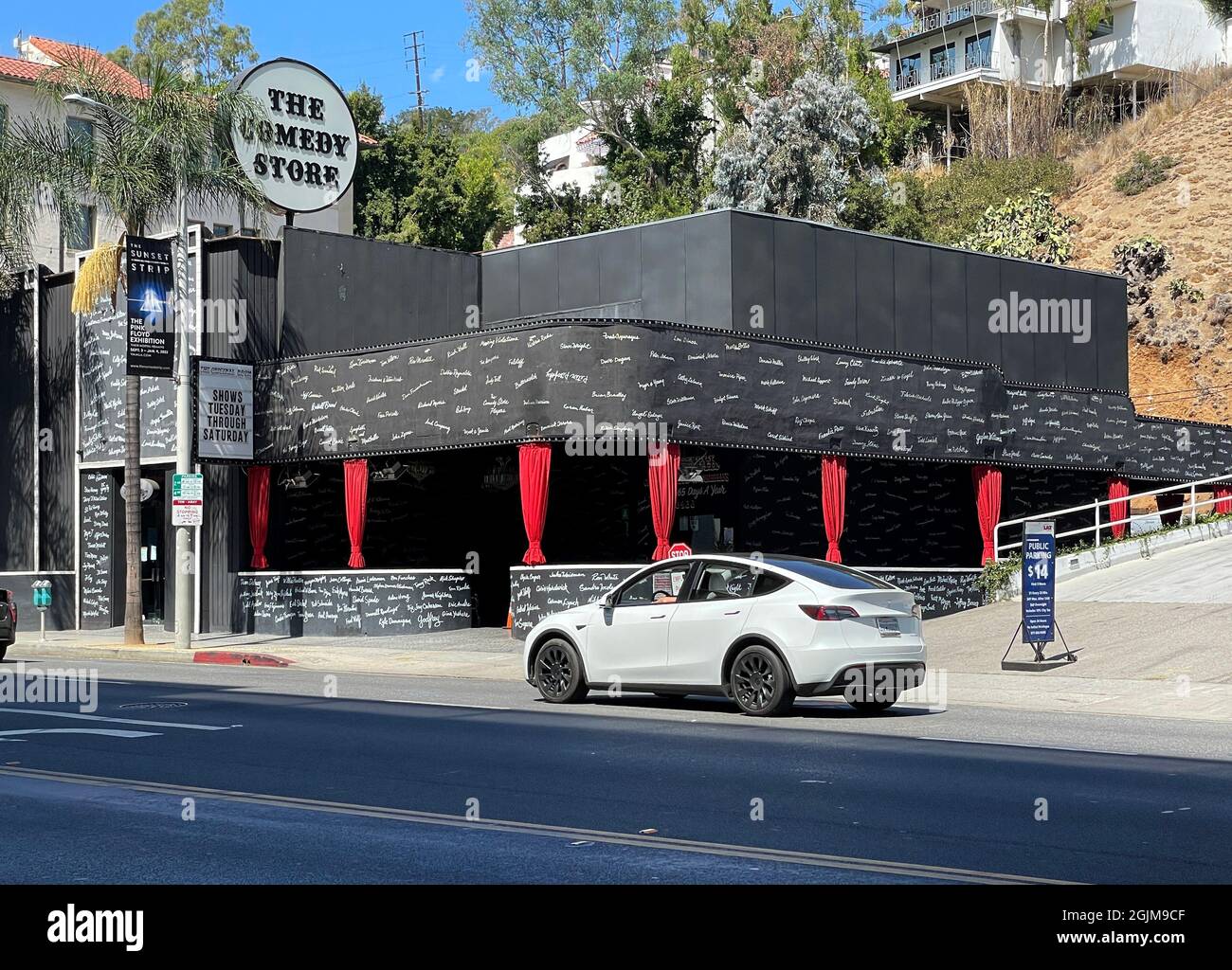 The Comedy Store, once the reknowned nightclub Ciro's, on the Sunset Strip in Los Angeles, CA Stock Photo