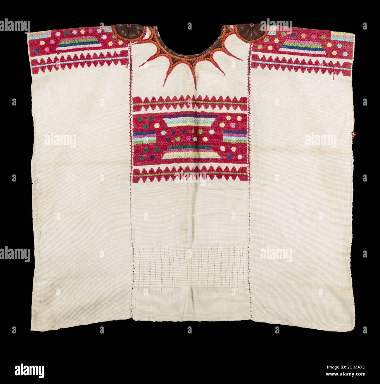 Maya woman s blouse type garment called a huipil. Ceremonial