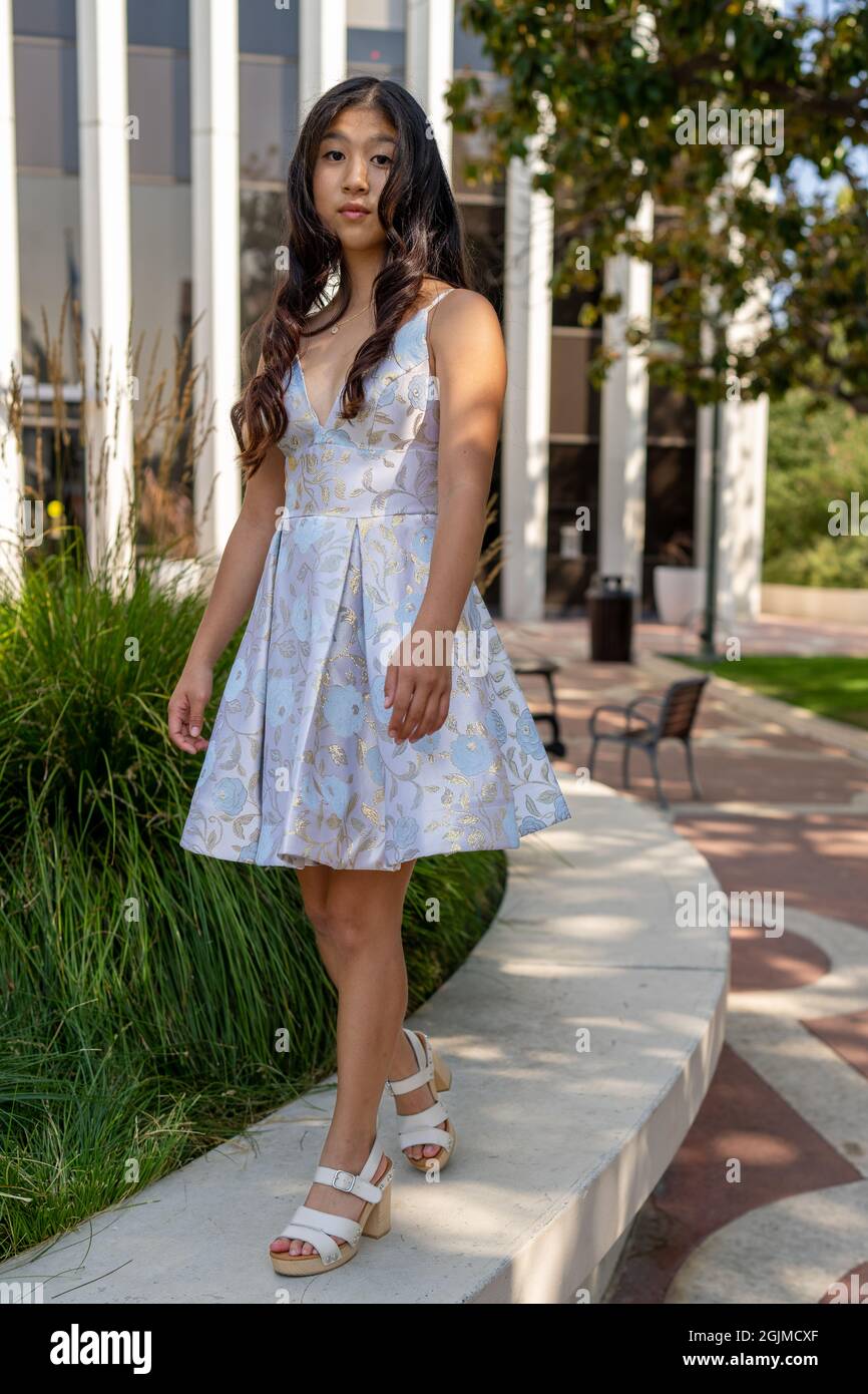 Teenage girl party dress hi res stock photography and images Alamy