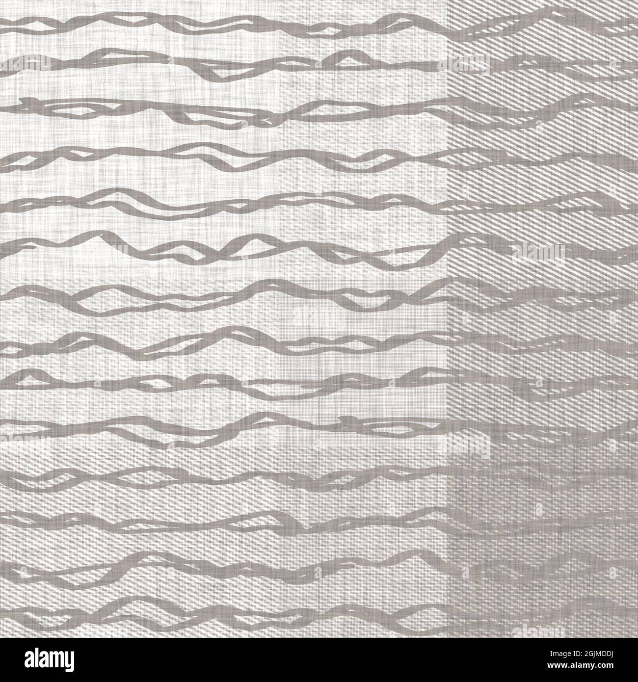 Seamless french neutral greige stripe farmhouse linen background ...