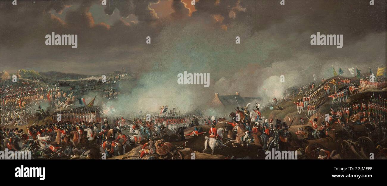 Battle Of Waterloo Painting High Resolution Stock Photography And Images - Alamy