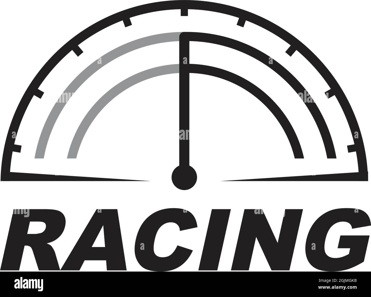 Speedometer icon logo design vector illustration template Stock Vector ...